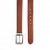 Men's Genuine Leather Belts Buckle- Brown